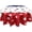 Blue Red, variant on Xmas Round Tablecloth 60 Inch Water-Resistant Washable Fabric Reusable Red Winter Gingerbread Snowman Snow House Table Cover for Decoration Indoor Outdoor Dining