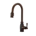 thumbnail image 1 of Danze D455557BR Opulence Single Handle Pull-Down Kitchen Faucet with SnapBack Retraction, Tumbled Bronze, 1 of 1
