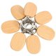 thumbnail image 2 of 40 Piezas de Madera En Blanco Llaveros de Madera de Bricolaje Regalos de Etiquetas Clave ÓValo Amarillo, 2 of 5
