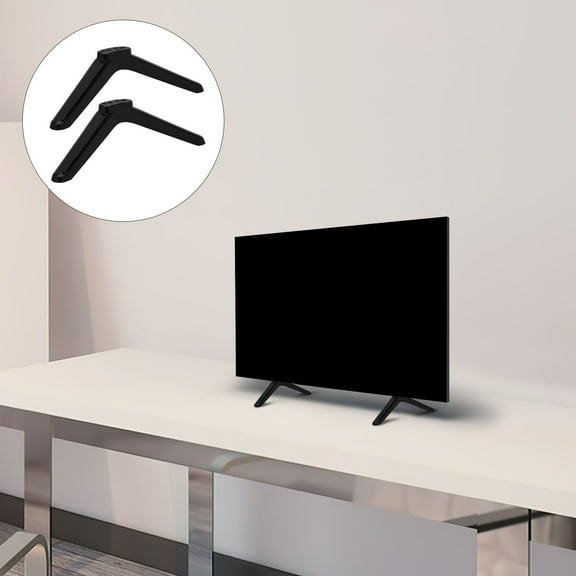 Beaupretty Replacement Tv Legs Universal TV Stand Legs Black PP 1 Pair