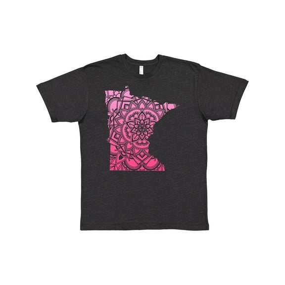 Inktastic Minnesota Silhouette Mandala T-Shirt