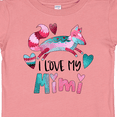 thumbnail image 4 of Inktastic I Love My Mimi Pink and Blue Fox with Hearts Boys or Girls Baby T-Shirt, 4 of 5