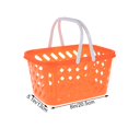 thumbnail image 3 of 2 Pcs Paniers d'Épicerie Portables Panier d'Achats avec Poignée Paniers de Rangement pour Jouets, 3 of 8