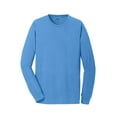 thumbnail image 5 of Port & Company PC099LS Mens Pigment-Dyed Long Sleeve Tees, Blue Moon - Large, 5 of 6