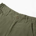 thumbnail image 5 of Bcfgryg Male Summer Shorts Pockets Cargo Sports Pocket Button Pants Cargo Shorts Men Green 29, 5 of 5