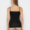 thumbnail image 3 of Cami with Lace Trim in Tuxedo Black, 3 of 5