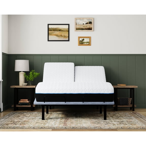 14-inch Split Top King Foam - Ventilated Copper Memory Cooling - Bedroom Sleep Time / Get Comfort without Chemicals