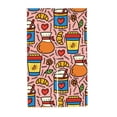 thumbnail image 7 of XMXY Japanese Doorway Curtain Noren, Cartoon Delicious Doodle Food Door Closet Curtain Panel, Room Dividers Privacy Tapestry, 34 x 56 Inches, 7 of 7
