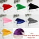 thumbnail image 4 of Gorro de Navidad de 8 colores, gorros rojos de Papá Noel de felpa gruesa de Año Nuevo para adultos, gorros cálidos de invierno, decoración navideña, regalos de Año Nuevo, 4 of 4