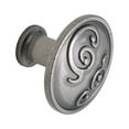 thumbnail image 7 of Utopia Alley 25pcs Roma Cabinet Ring Pull Knob - Decorative Cabinet Drop Pull Knobs for Cabinets and Drawers - Vintage Cabinet Hardware with Hand Finished Pewter - Metal Drawer Pull Knobs 1.3", 7 of 7