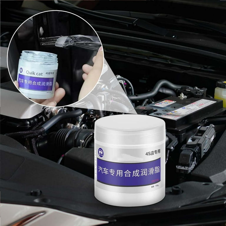 Automotive Sunroof Grease  3.5oz Synthetic Lubricant For Quiet, Smooth  Sunroof Operation Plastic Rubber Safe Grease