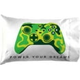 thumbnail image 2 of Xbox Power Your Dreams Green 4 Piece Queen Sheet Set, 100% Microfiber, 2 of 5