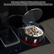 thumbnail image 5 of Cenicero automotriz con revestimiento interior de cerámica y tapa abierta. Cenicero automotriz con luz LED y retardante de llama. Cenicero automotriz de metal., 5 of 6