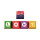 thumbnail image 2 of Teclado mecánico de Super Mario para niños, 5 piezas, figura de dibujos animados, colorido, personalizado, regalos de navidad, 2 of 5