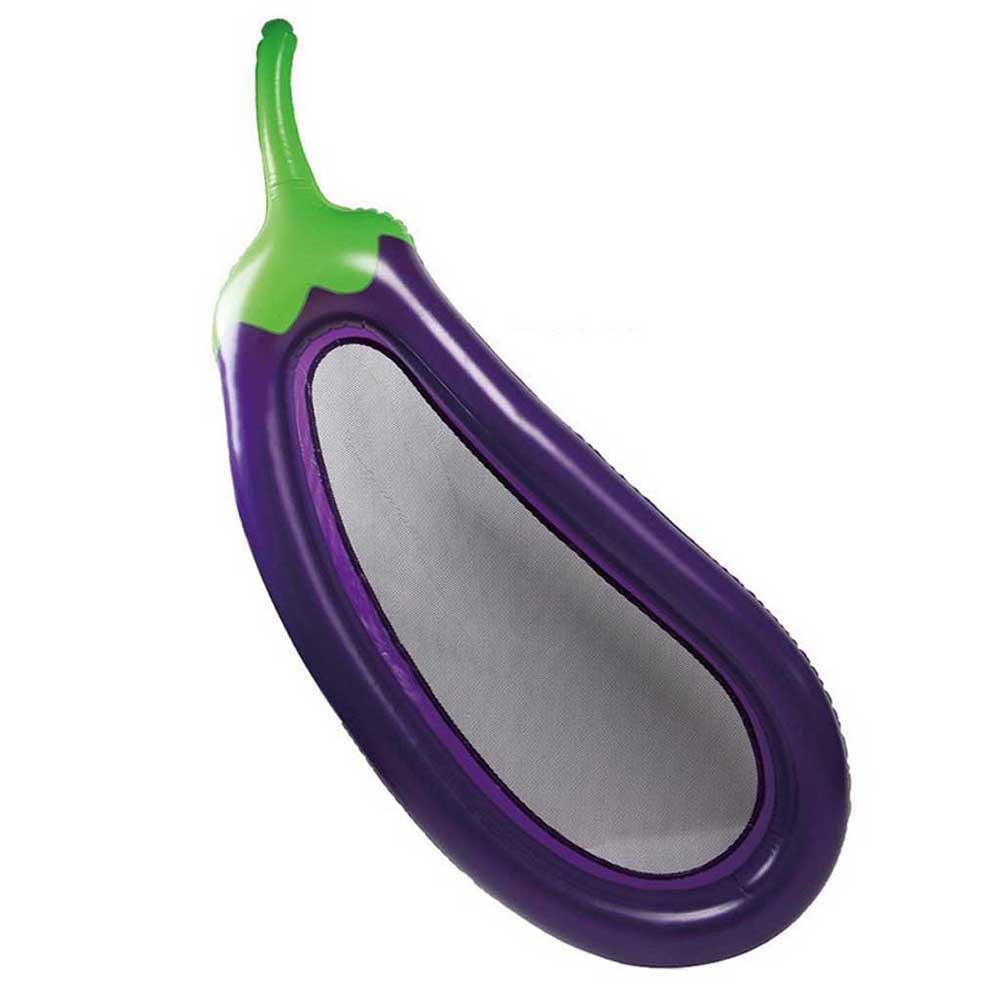 Inflatable Eggplant Pool Float Outdoor Swimming Pool Purple Pool Summer Party - Walmart.com
