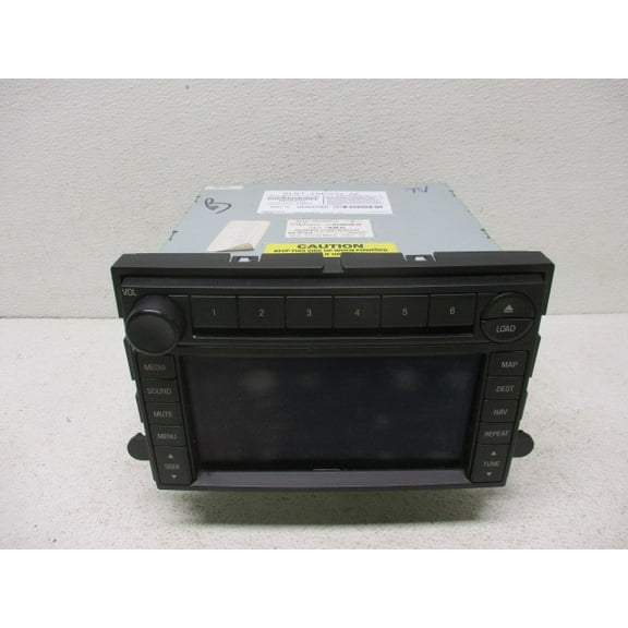 Pre-Owned 2008 Mecury Mariner GPS Navigation AM FM CD Radio Receiver OEM LKQ - Verify Specific Vehicle Fitment In Description - (Good)