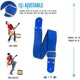 thumbnail image 2 of Correa para guitarra, Strap guitarra acústica, bajo eléctrico, guitarra eléctrica Kidam Gamuza azul, 2 of 3