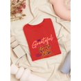 thumbnail image 3 of Grateful Today Tomorrow Shaped T-Shirt Women -Image by Shutterstock, Female x-Large, 3 of 4