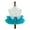 Lake Blue_L, variant on AOOOWER Elegant Dog Costume Dress Cats Wedding Princess Dress with Embroidery Butterfly