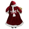 thumbnail image 4 of Northlight 24" Traditional Mrs Claus with Braided Hair and Gifts Christmas Figure, 4 of 5