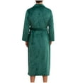 thumbnail image 5 of SDNall Mens Bathrobe Plus Size Solid Color with Pockets Binding Long Sleeves Pajama Robes Casual Men's Robe - Long Sleeve Bathrobe for Everyday Wear (Green,Sizes：S-XL), 5 of 9