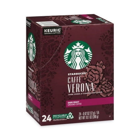 Starbucks Caffe Verona Coffee K-Cups Pack, 24/Box