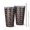 Black Daisy Flower, variant on 16oz Tumblers Black Daisy Flower Pattern Stainless Steel Vacuum Insulated Double Wall Travel Tumbler Cups Mug with Lid and Straw,Cleaning Brush for Coffee,Tea