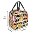 thumbnail image 3 of Pofeuu Sea Shell Print Lunch Bag Lunch Box Insulated Lunch Bag Adult Lunch Box for Men and Women, 3 of 8