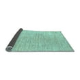 thumbnail image 2 of Ahgly Company Indoor Rectangle Solid Light Blue Modern Area Rugs, 7' x 10', 2 of 4