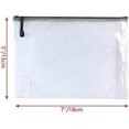 16Pcs,5"x 7"- Mesh Zipper Pouch Document Folders Bag Plastic Zip File ...