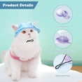 thumbnail image 3 of Minzimin 1Pack Dog Hat with Ear Holes Sunscreen Baseball Caps Hats Outdoor Bucket Hat Sun Protection Dog Bonnet for Small and Medium-Sized Dogs, 3 of 8