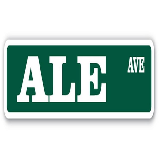 SignMission SS-Ale Panneau de Rue Ale 18 Po - Boisson de Bière Bar Happy Hour