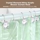 thumbnail image 5 of (Bleu) Lot de 12 crochets décoratifs pour rideau de douche en acr, 5 of 5