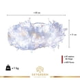 thumbnail image 3 of Luces de Navidad Sky Brands HJLN45080001 45 Mtrs 450 Leds Luz Blanco y Calido, 3 of 7