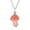 Red, variant on LYMAYTER Pendant Necklace Faux Crystal MUS-CYYLhroom Pendant Necklace - Handmade Wire Wrap, Cute Little MUS-CYYLhroom, Jewelry Gift