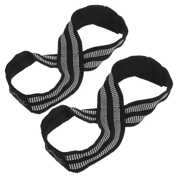 SHOWERORO 1 Pair Resistance Bands Black for Effective Weight Lifting Support