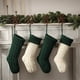 thumbnail image 4 of Gran oferta calcetines navideños de 18 pulgadas medias navideñas tejidas con Cable de gran tamaño para vacaciones familiares, 4 of 4