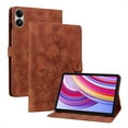 thumbnail image 2 of XYX Tablet Case for Redmi Pad Pro 12.1 inch 2024 Released, Lily Flower Pattern PU Leather Multiple Viewing Angles Stand Slim Folio Tablet Cover (Brown), 2 of 7