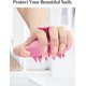 thumbnail image 4 of Cepillo de masaje para el cuero cabelludo con cerdas de silicona suave, cepillo para el cuero cabelludo para exfoliar el cuero cabelludo y estimular el crecimiento del cabello-rosa, 4 of 5