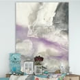 thumbnail image 2 of Designart 'Watercolor Minimal Purple Tones I' Modern Farmhouse Premium Canvas Wall Art, 2 of 3