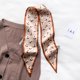 thumbnail image 1 of Bufanda con estampado de moda para mujer, pañuelo de seda satinada para el cuello, bandana ajustada con estampado Floral, novedad de 2022, 1 of 4