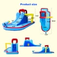 thumbnail image 2 of JOYLDIAS Kids Inflatable Water Slide Bouncer Playhouse Castle with 3 Water Guns, Splash Pool, Climbing Wall, Basketball Hoop, Bag, Air Blower, 2 of 9