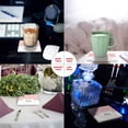 thumbnail image 2 of RYLABLUE Merry Christmas and Happy New Year Set of 4 Coaster for Drinks, Absorbent Ceramic Stone Coasters Cup Mat with Cork Base for Home Kitchen Room Coffee Table Bar Decor, 2 of 4