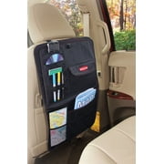 Rubbermaid Black Back Seat Organizer Car Interior Organization Secure Back Seat Organizer with Pockets Perfect for Coloring Books iPads Registration Papers Crayons & Markers