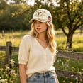 thumbnail image 6 of Hummingbird Blessing Faith Garden Morning Cap,Botanical Hummingbird American Flag Printed Baseball Cap,Lightweight Adjustable Casual Outdoor Sun Hat for Men & Women, 6 of 7