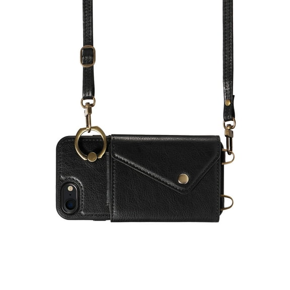 Crossbody Phone Case for iPhone SE 2020, Adjustable and Removeable Shoulder Strap 47"