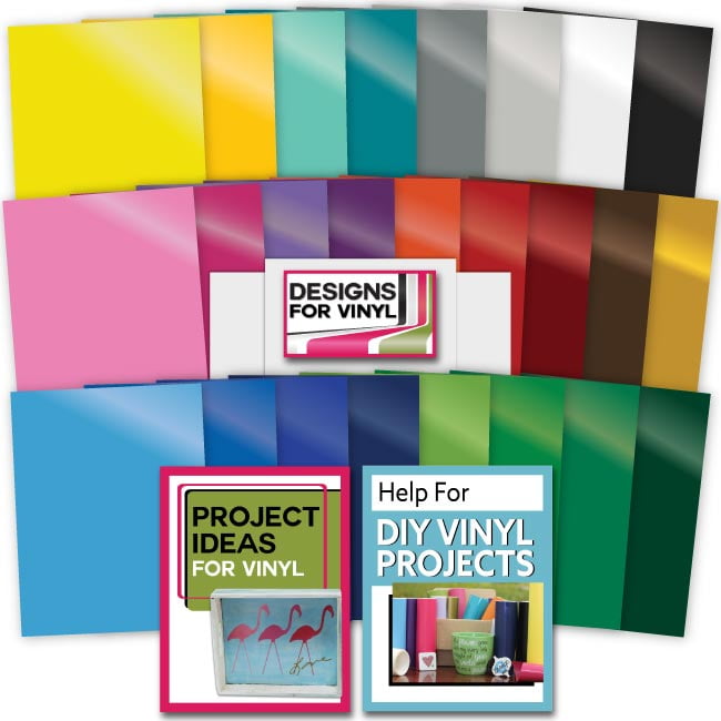 25 assorted vinyl selection sheets w transfer paper walmartcom
