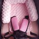 thumbnail image 4 of Soporte para la cabeza del bebé y fundas para correas, reposacabezas para bebé y funda para el cuello, almohada de apoyo para la cabeza infantil, (rosa), 4 of 5