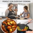 thumbnail image 4 of Lux Deor 23 Pieces Kitchen Cooking Utensils Set – 446°F Heat Resistant kitchen Gadgets for Non-Stick Cookware BPA FREE – Silicon Rubber Spatula set - Black, 4 of 12