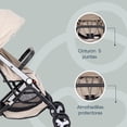 thumbnail image 3 of Carriola para bebe - Cinturón de 5 puntos - Recién Nacidos a 4 Años o 15 kilos - Compacta, Liviana y Plegable, 3 of 9